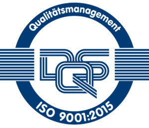 Logo Qualitätsmanagement DQS ISO 9001:2015